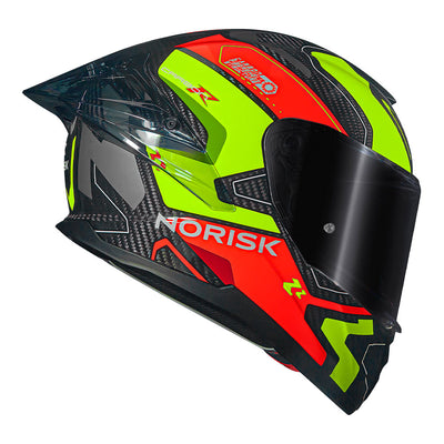 CAPACETE NORISK CARBON R RIDER LARANJA - 62/XL