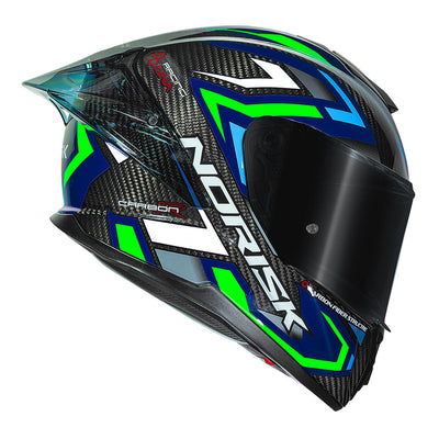 CAPACETE NORISK CARBON R SPOT AZUL - 62/XL