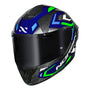 CAPACETE NORISK CARBON R SPOT AZUL - Imagem 6