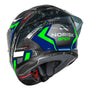 CAPACETE NORISK CARBON R SPOT AZUL - Imagem 8