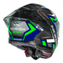 CAPACETE NORISK CARBON R SPOT AZUL - Imagem 9