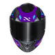 CAPACETE NORISK CARBON R SPOT ROXO - Imagem 4