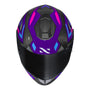 CAPACETE NORISK CARBON R SPOT ROXO - Imagem 5