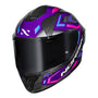 CAPACETE NORISK CARBON R SPOT ROXO - Imagem 6