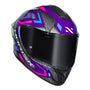 CAPACETE NORISK CARBON R SPOT ROXO - Imagem 7