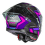 CAPACETE NORISK CARBON R SPOT ROXO - Imagem 9
