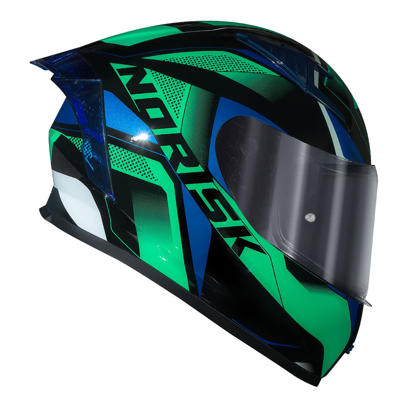 CAPACETE NORISK FLOW PULSE VERDE - 64/XXL