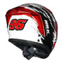 CAPACETE NORISK FLOW DAYTONA BRANCO - Imagem 6
