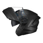 CAPACETE NORISK FORCE II MONOCOLOR PRETO FOSCO - Imagem 2