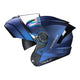 CAPACETE NORISK FORCE II MONOCOLOR AZUL FOSCO - Imagem 2