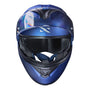 CAPACETE NORISK FORCE II MONOCOLOR AZUL FOSCO - Imagem 15