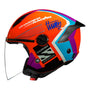 CAPACETE NORISK NEO VIZION LARANJA - Imagem 4
