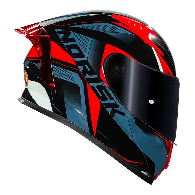 CAPACETE NORISK FLOW PULSE AZUL - 64/XXL