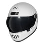 CAPACETE NORISK V8 MONOCOLOR BRANCO - Imagem 8