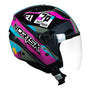 CAPACETE NORISK ORION R1 ROSA - 58/M