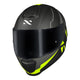 CAPACETE NORISK RAZOR FULL PRETO/AMARELO FOSCO - Imagem 3