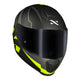 CAPACETE NORISK RAZOR FULL PRETO/AMARELO FOSCO - Imagem 4