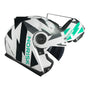 CAPACETE NORISK ROUTE FF345 REFLEX BRANCO - Imagem 7