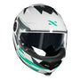 CAPACETE NORISK ROUTE FF345 REFLEX BRANCO - Imagem 8