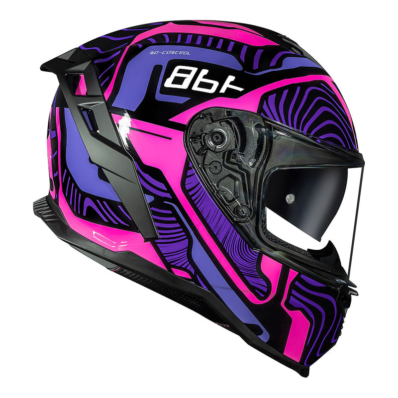 CAPACETE NORISK STRADA II FUSION ROXO - 62/XL