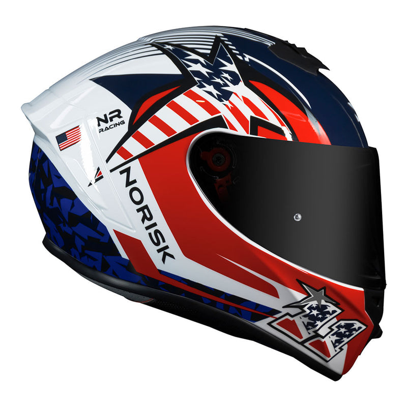 CAPACETE NORISK SUPRA LAP USA - 61/XL