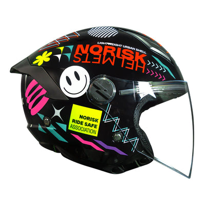 CAPACETE NORISK NEO BUDDY PRETO - 62/XL
