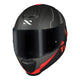CAPACETE NORISK RAZOR FULL PRETO/VERMELHO FOSCO - Imagem 3