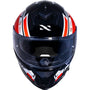 CAPACETE STRADA CIRCUIT PRETO/VERMELHO/DOURADO