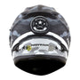 CAPACETE SOUL DESTROYER CINZA FOSCO/BRANCO