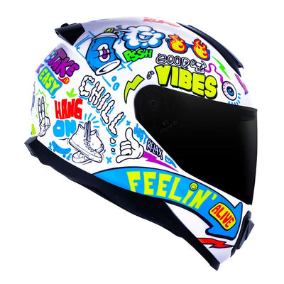 CAPACETE RAZOR VIBES BRANCO