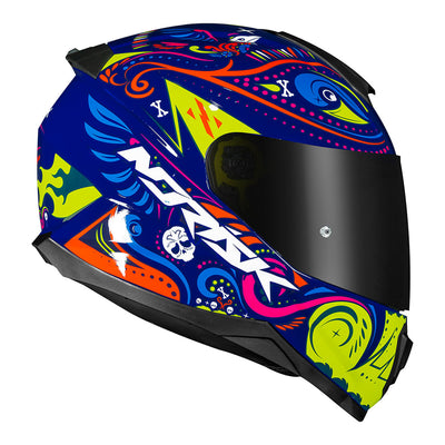 CAPACETE NORISK RAZOR CIRCUS BLUE - 62/XL