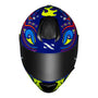 CAPACETE NORISK RAZOR CIRCUS BLUE - Imagem 3
