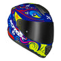 CAPACETE NORISK RAZOR CIRCUS BLUE - Imagem 7