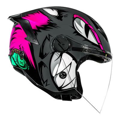 CAPACETE NORISK NEO HYENA ROSA - 64/XXL