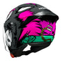 CAPACETE NORISK NEO HYENA ROSA - Imagem 6