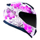 CAPACETE NORISK RAZOR BLOOM ROSA - 60/L