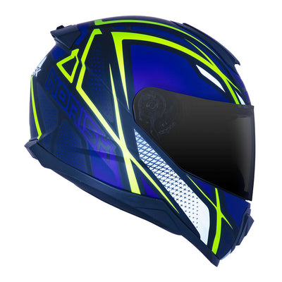 CAPACETE NORISK RAZOR NINJA AZUL - 61/XL