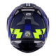 CAPACETE NORISK ROUTE FF345 SPEEDMAX AZUL FOSCO/AMARELO - Imagem 4