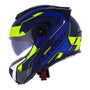 CAPACETE NORISK ROUTE FF345 SPEEDMAX AZUL FOSCO/AMARELO - Imagem 8