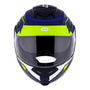 CAPACETE NORISK ROUTE FF345 SPEEDMAX AZUL FOSCO/AMARELO - Imagem 9