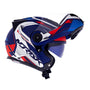 CAPACETE NORISK ROUTE FF345 SPEEDMAX AZUL FOSCO/BRANCO - Imagem 5