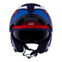 CAPACETE NORISK ROUTE FF345 SPEEDMAX AZUL FOSCO/BRANCO - Imagem 6