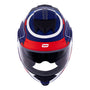 CAPACETE NORISK ROUTE FF345 SPEEDMAX AZUL FOSCO/BRANCO - Imagem 7