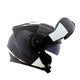 CAPACETE NORISK ROUTE FF345 STROKE PRETO FOSCO/BRANCO - Imagem 4