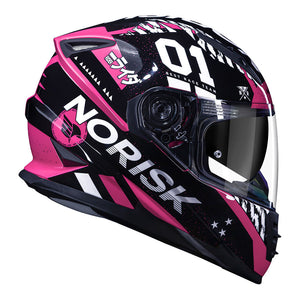 CAPACETE NORISK SOUL TOKYO ROSA - 62/XL