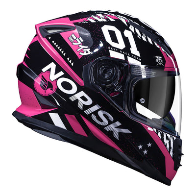 CAPACETE NORISK SOUL TOKYO ROSA - 62/XL