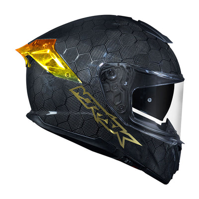 CAPACETE NORISK VIPER GT SNAKE CARBON DOURADO - 62/XL