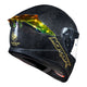 CAPACETE NORISK VIPER GT SNAKE CARBON DOURADO - Imagem 7