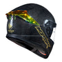 CAPACETE NORISK VIPER GT SNAKE CARBON DOURADO - Imagem 7