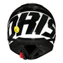CAPACETE NORISK RAZOR FULL PRETO/BRANCO - Imagem 7